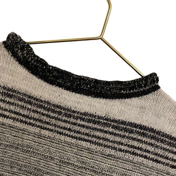 Halogen Grey Clara Striped Short Sleeve Sweater Size Small NWT - Picture 7 of 8